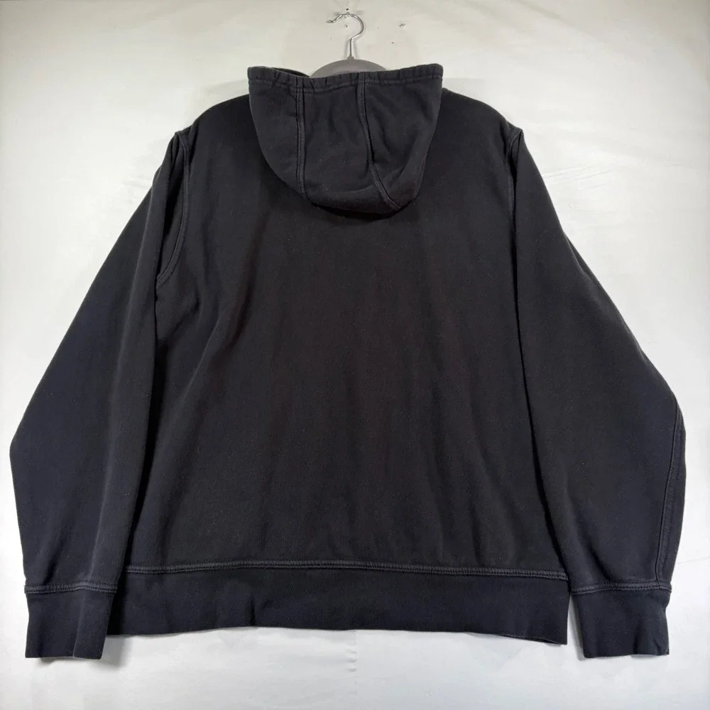 The North Face Mens Black Logo Pullover Hoodie Size Large Regular NF0A3X9I
